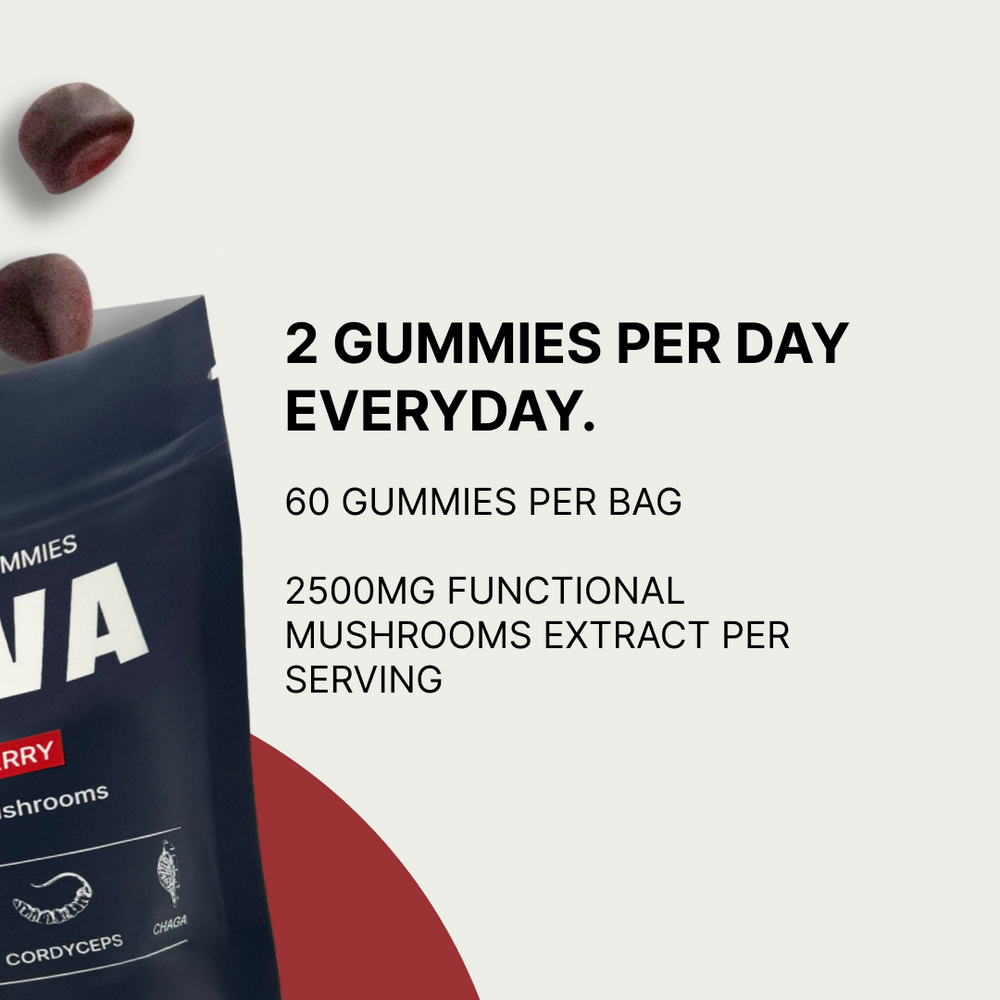 REVIVA 10-in-1 Mushroom Gummy Complex