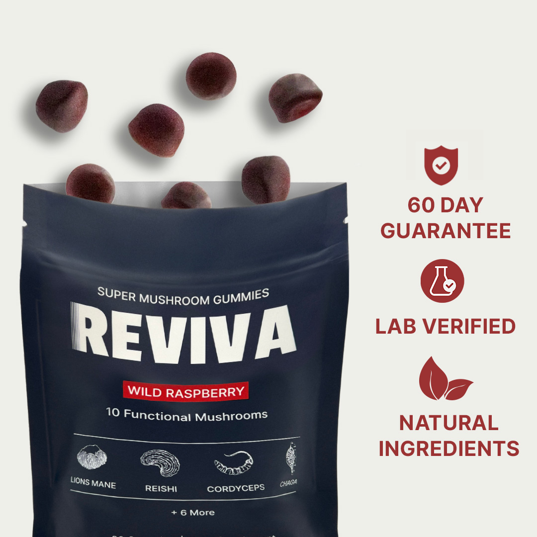 REVIVA 10-in-1 Mushroom Gummy Complex